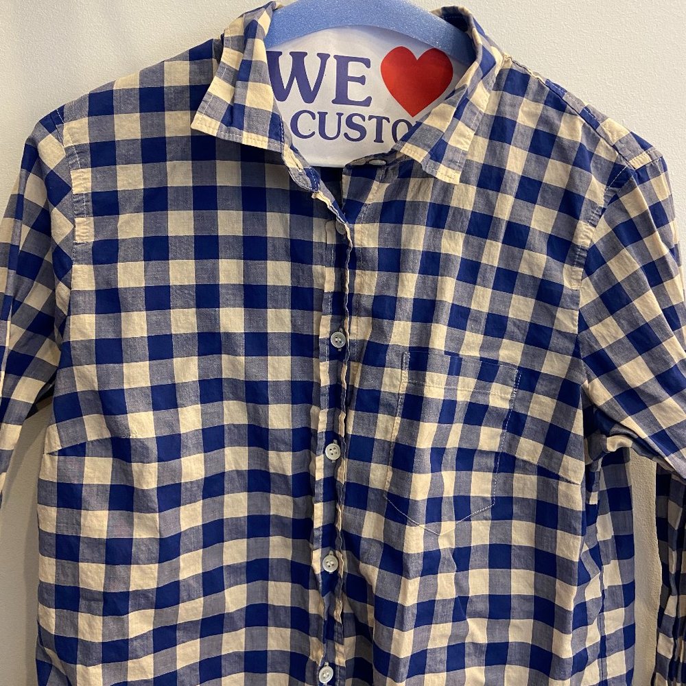 JCrew Size 4 Plaid Shirt